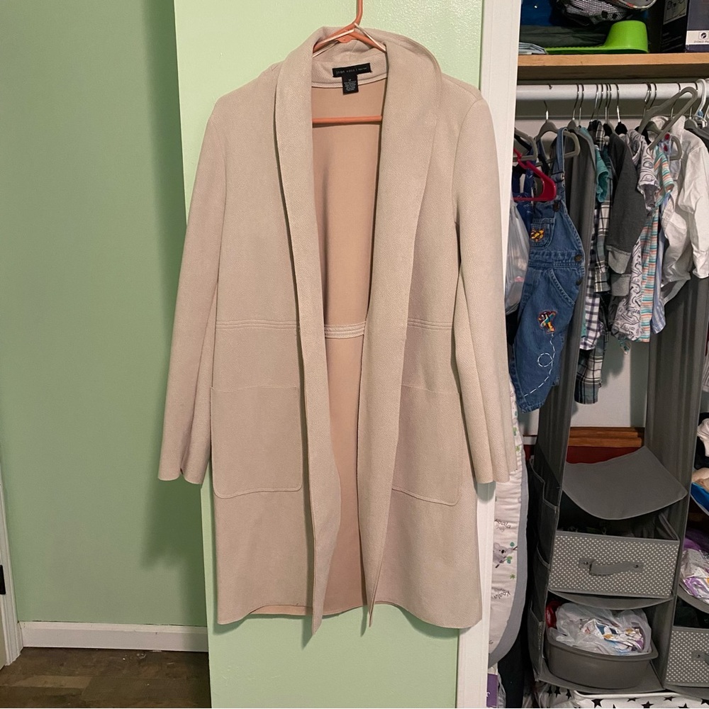 Suede Long Jacket